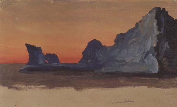 Frederic E.Church Icebergs at Midnight,Labrador china oil painting image
